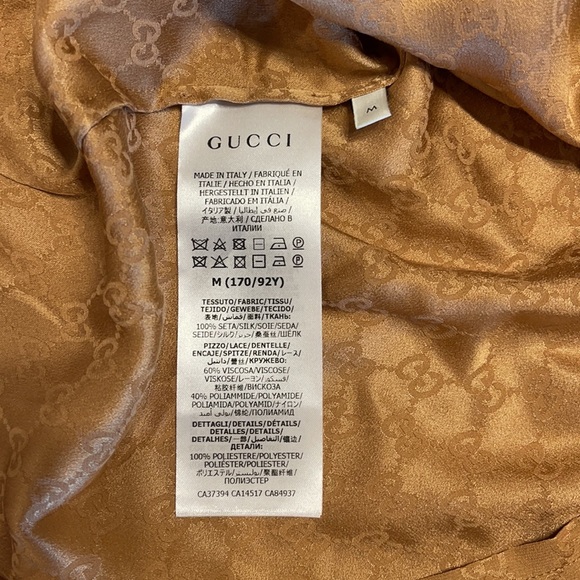 NWT Authentic Gucci silk set - Picture 7 of 16